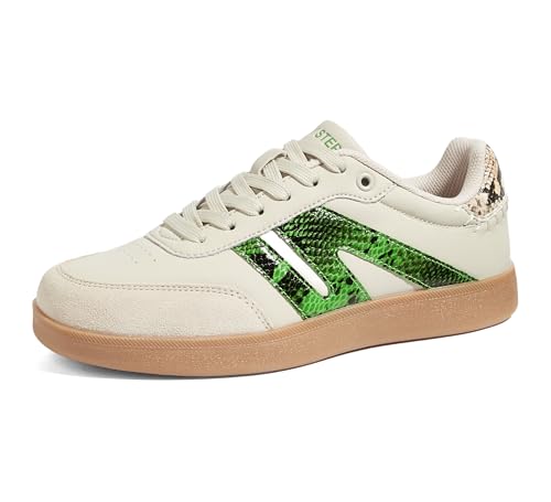 Beige/Green Snake