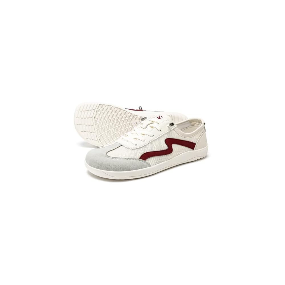 Beige/Red