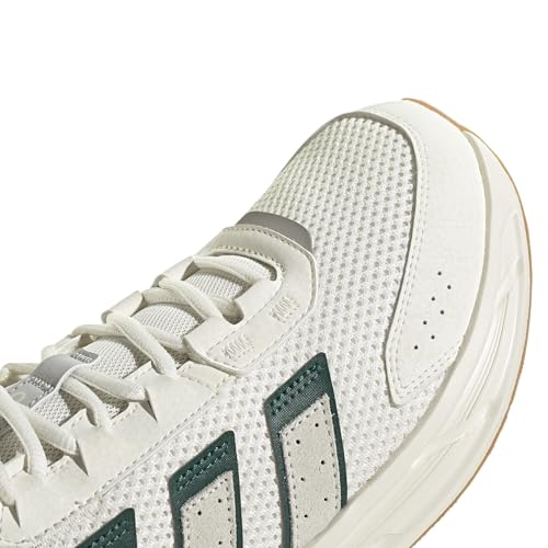 Off White/Collegiate Green/Grey