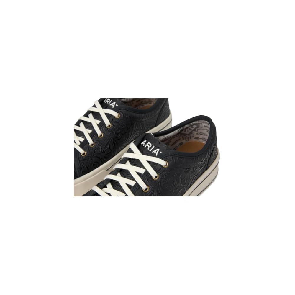 Black Floral Emboss