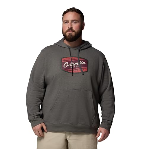 Charcoal Heather/Columbia Badge Label