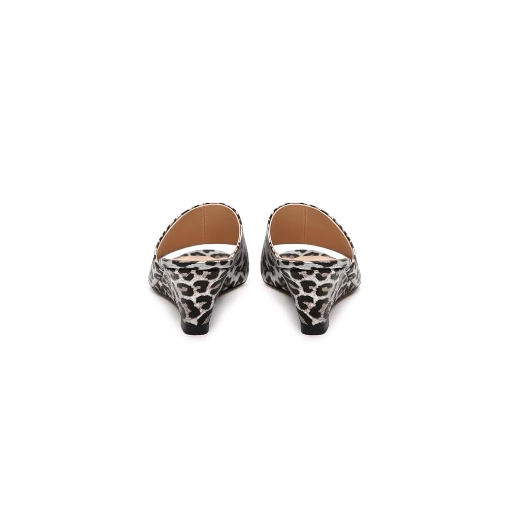 Silver Leopard Print Matte