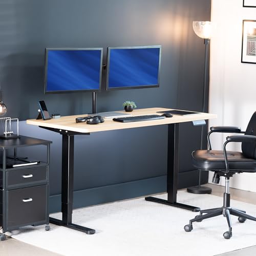 Light Wood Top / Black Frame