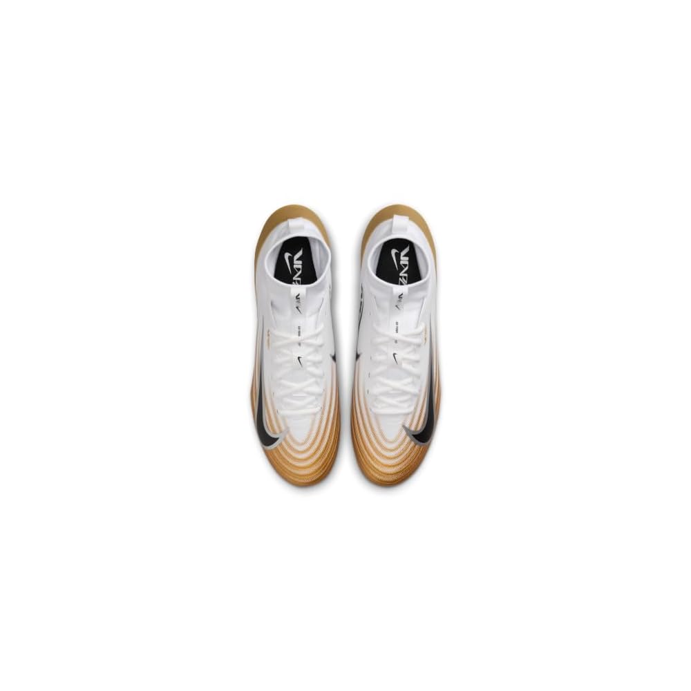 White/Black/Metallic Gold