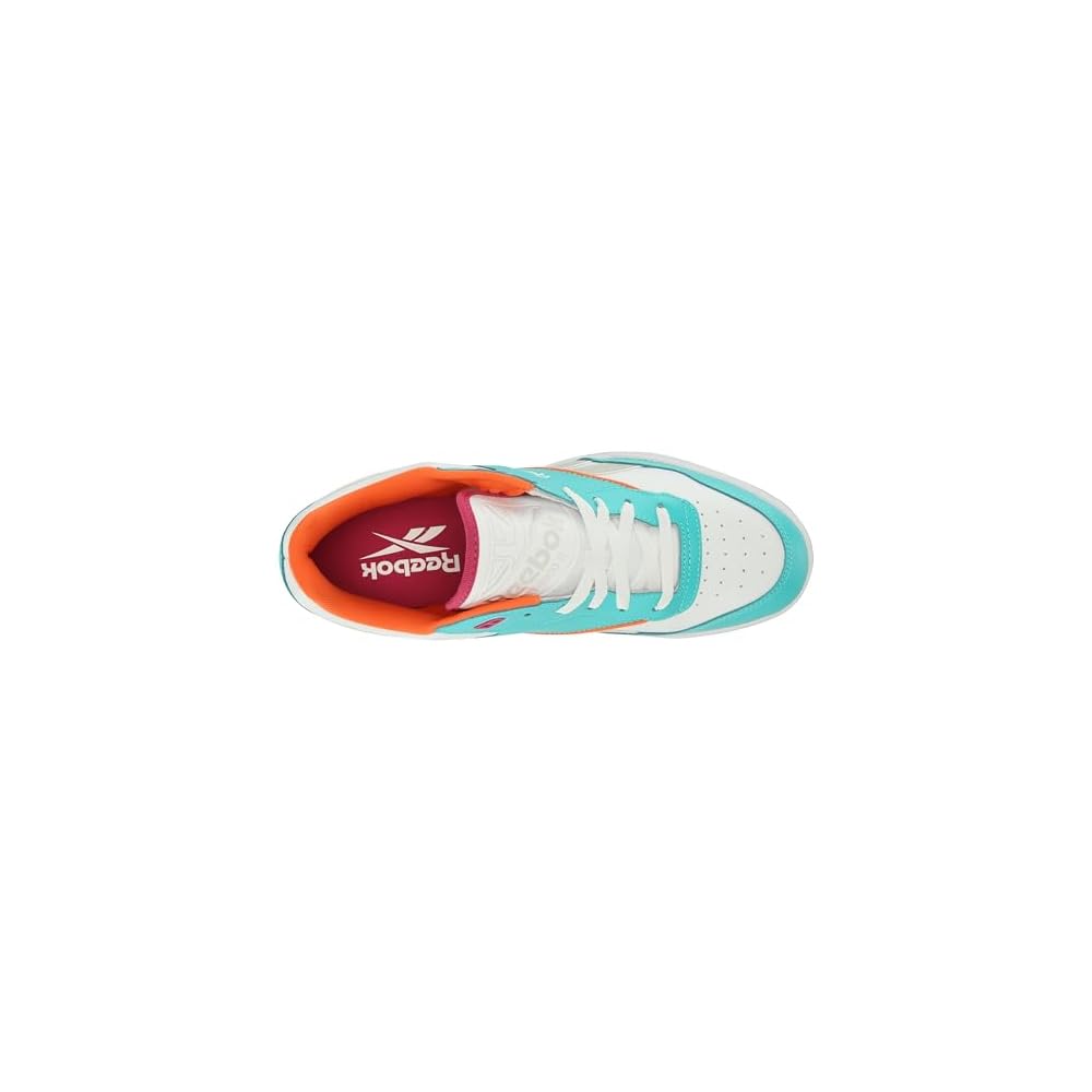White/Classic Teal/Fiery Orange