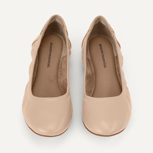 Beige Faux Leather