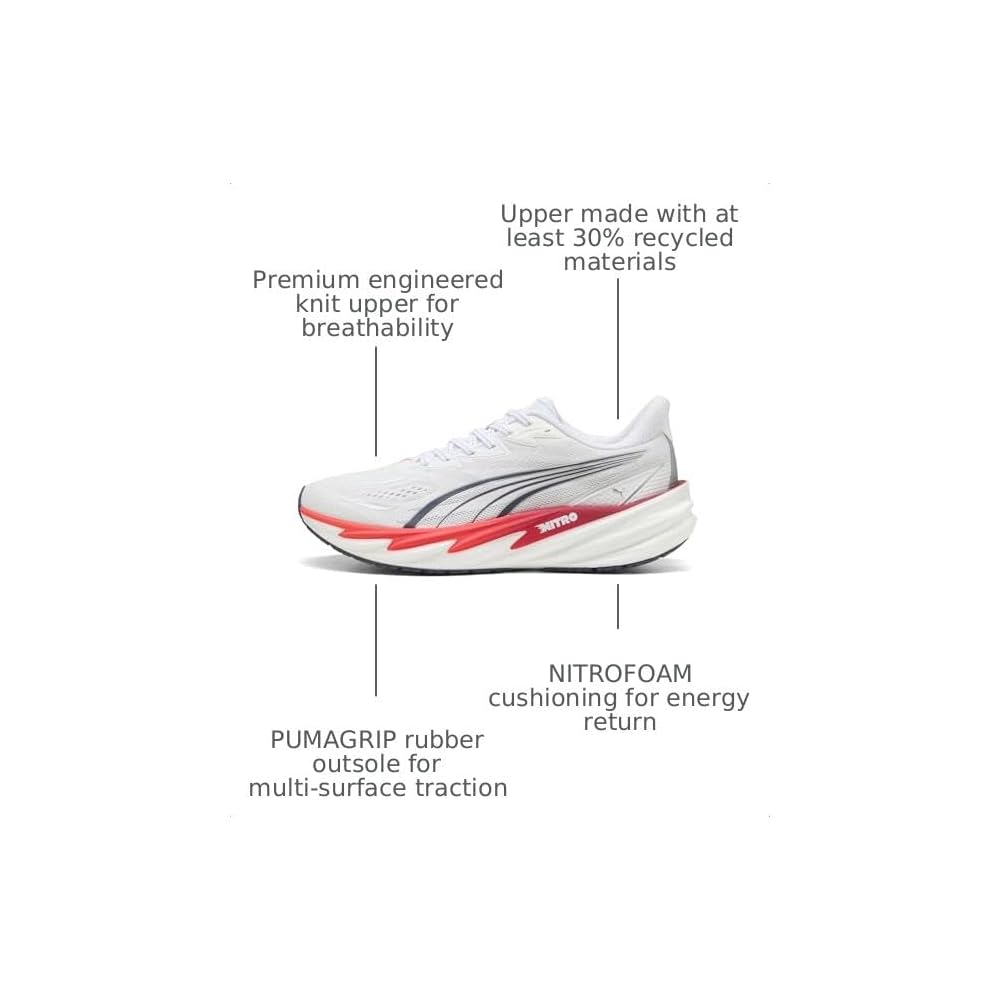Puma White-ultra Red