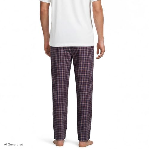 Rich Burgundy/Blue Plaid