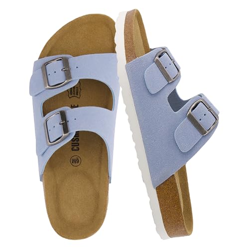 Lt. Blue Vegan Suede