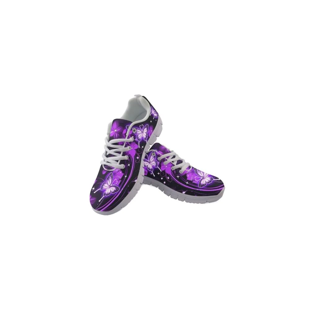 Purple Butterfly Floral