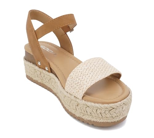 Nude Raffia/Tan