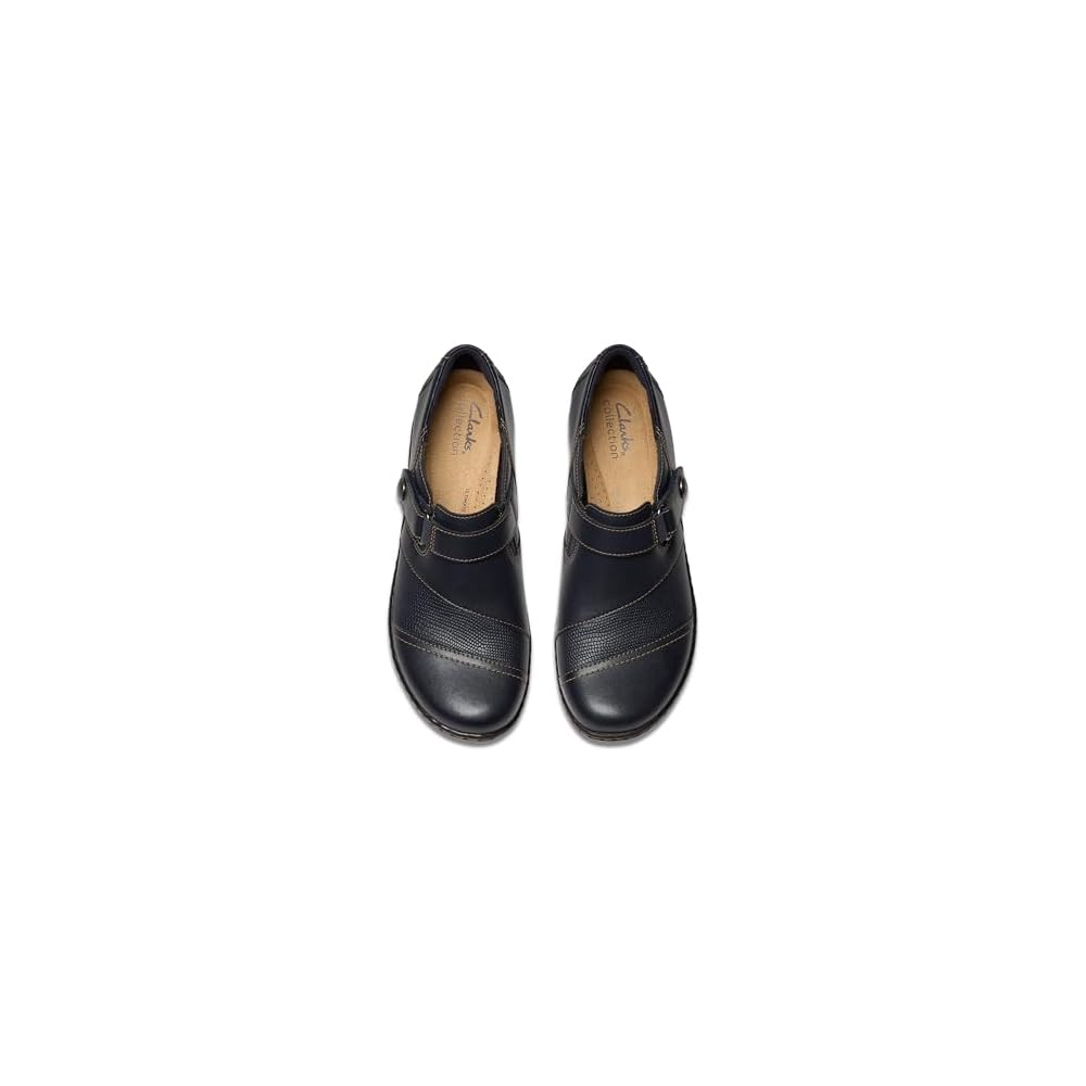 Navy Leather