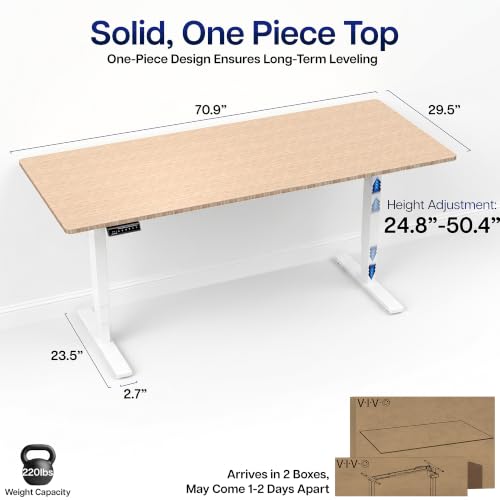 Bamboo Top / White Frame