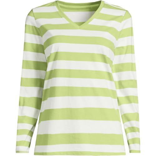 Ivory/Apple Green Bold Stripe