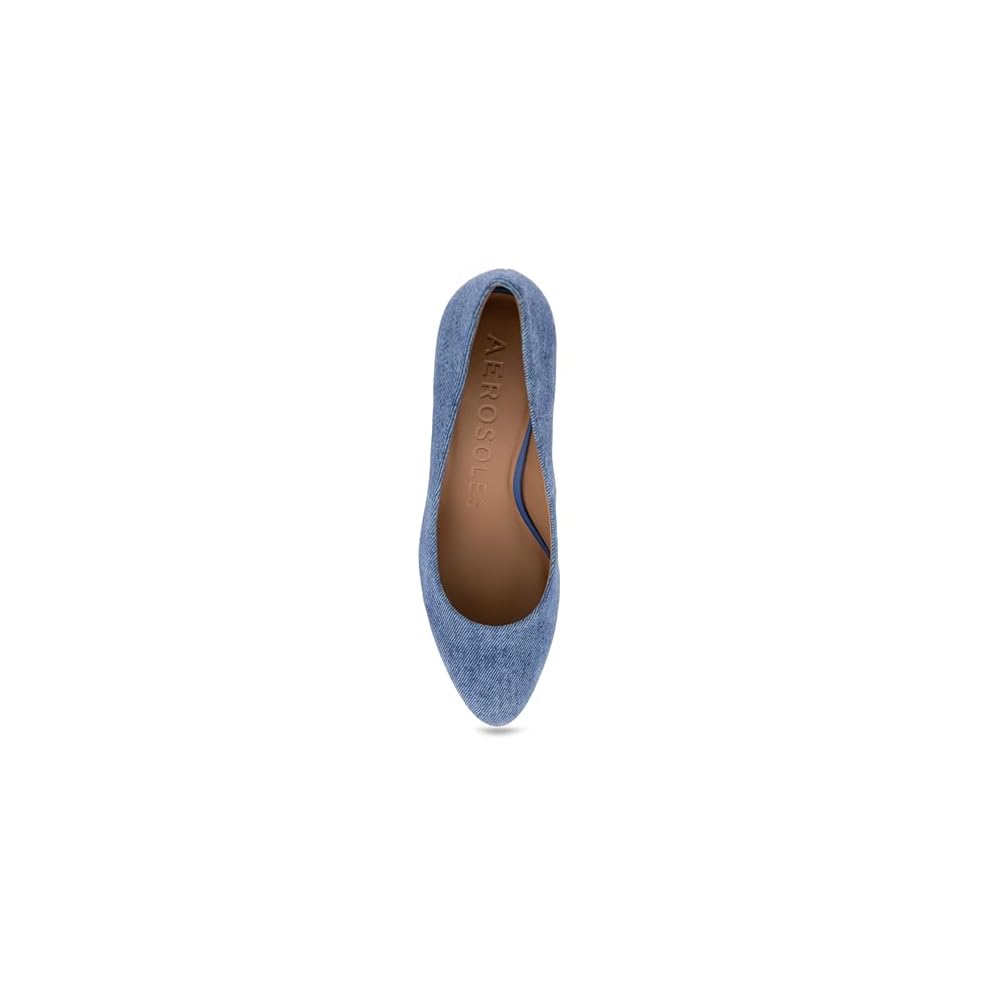 Blue Denim Suede