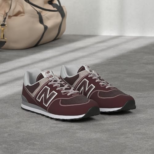 Burgundy/White