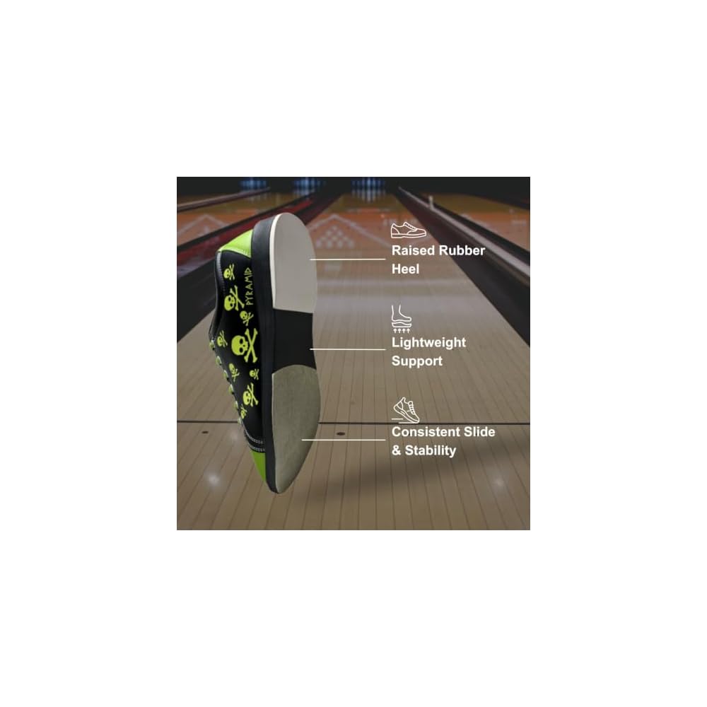 Skull Black/Lime Green