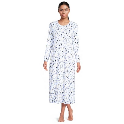Ivory/Blue Sky Wispy Floral