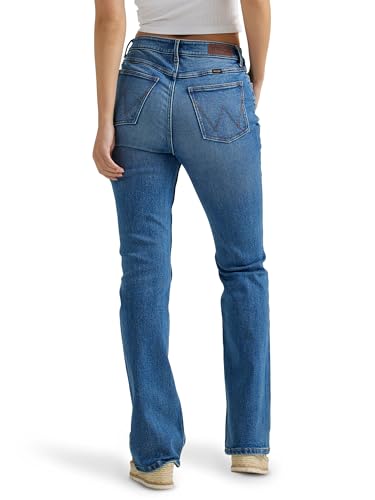 Wrangler Women's High Rise Bold Boot Jean, Carolina, 18-34
