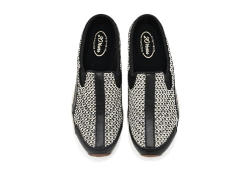 Black/Ivory Raffia