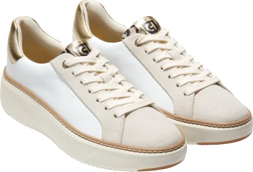 Optic White/Leopard Print Leather