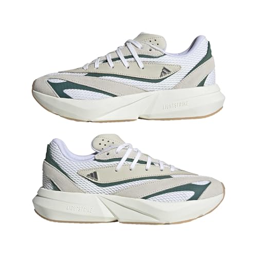 Off White/Silver Metallic/Collegiate Green