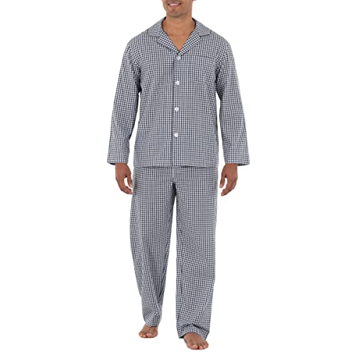 Navy/White Check - Long Sleeve