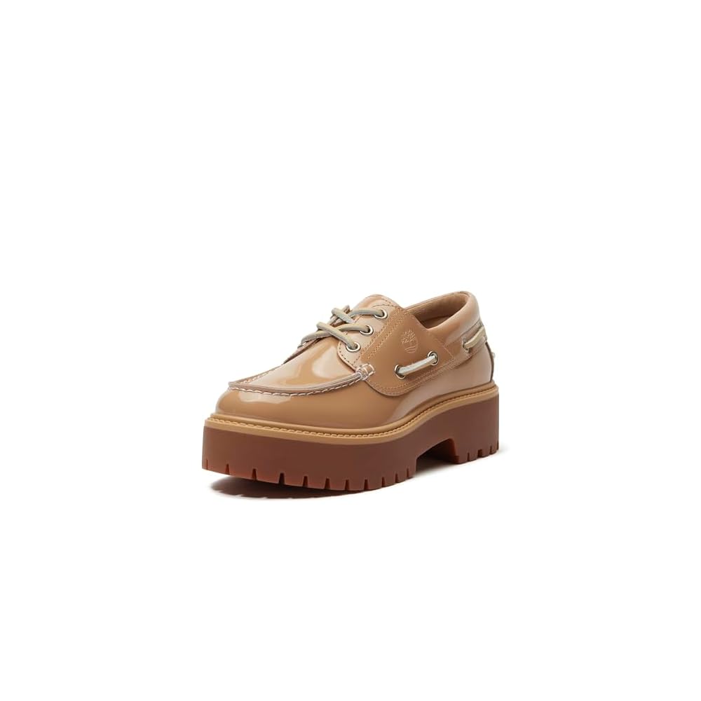 Medium Beige Patent Leather