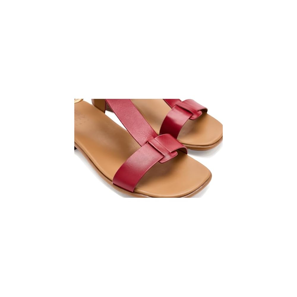 Hearts Flame Red Leather