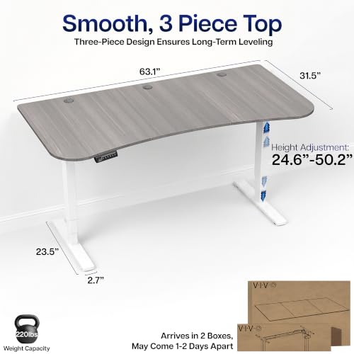 Dark Gray Top / White Frame