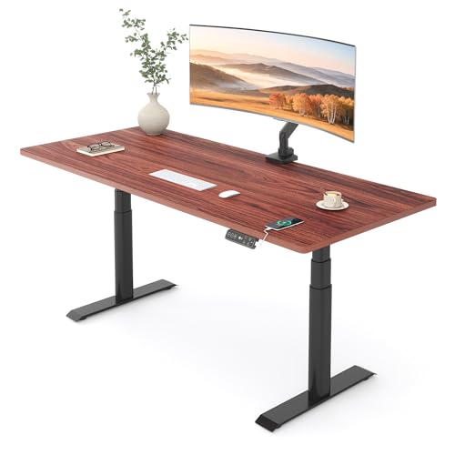 Black Frame + Mahogany Top