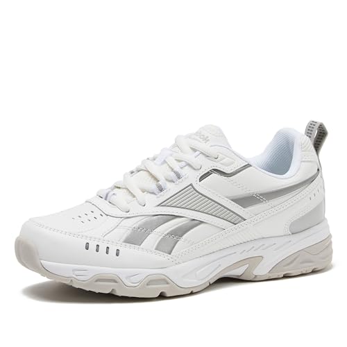 White/Metallic Silver/Grey