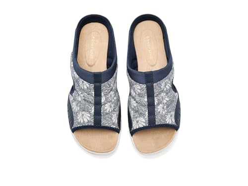 Dark Blue Floral Multi