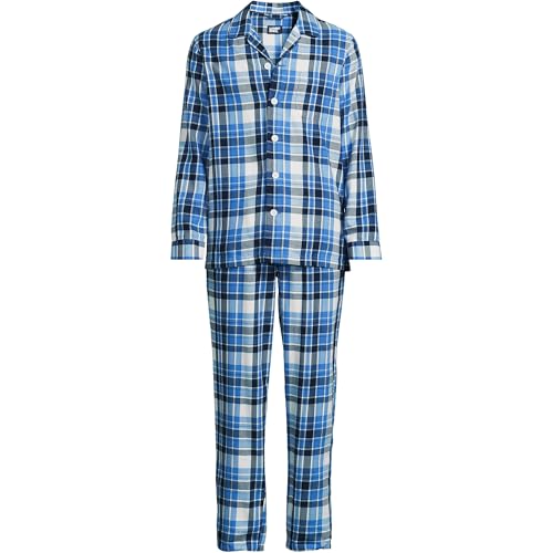 Muted Cobalt Blue Plaid