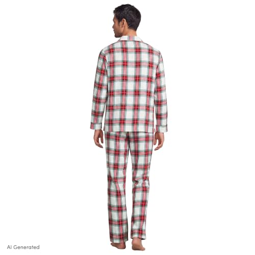 Ivory/Compass Red Multi Plaid
