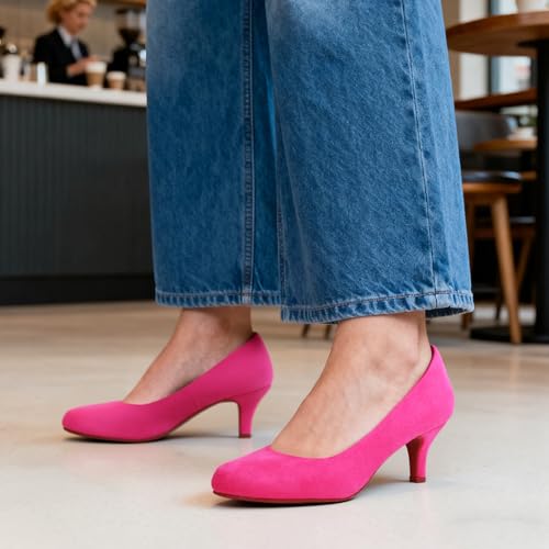 Fuchsia/Suede