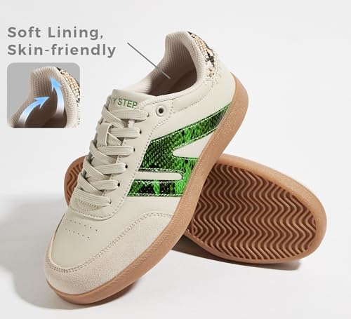 Beige/Green Snake