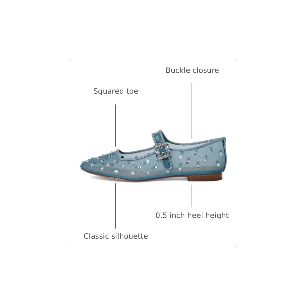 Coastal Blue Glitz Mesh