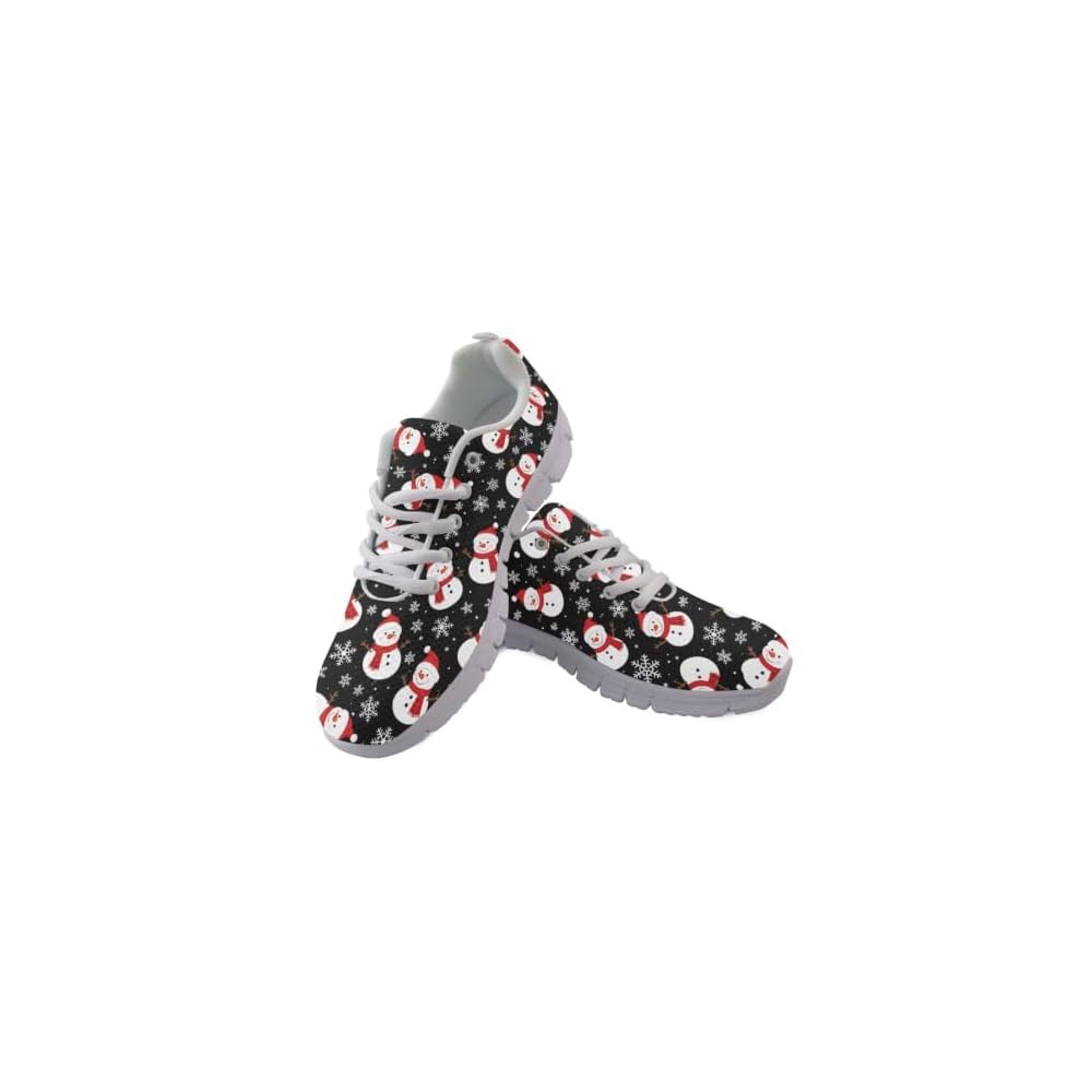 Snowman Snowflake Black