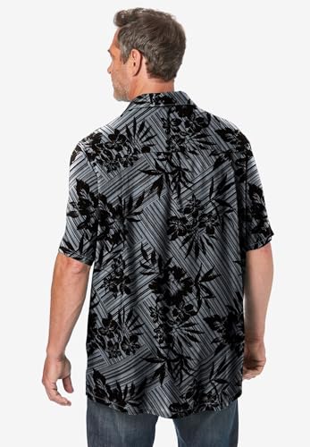 Black Stripe Floral