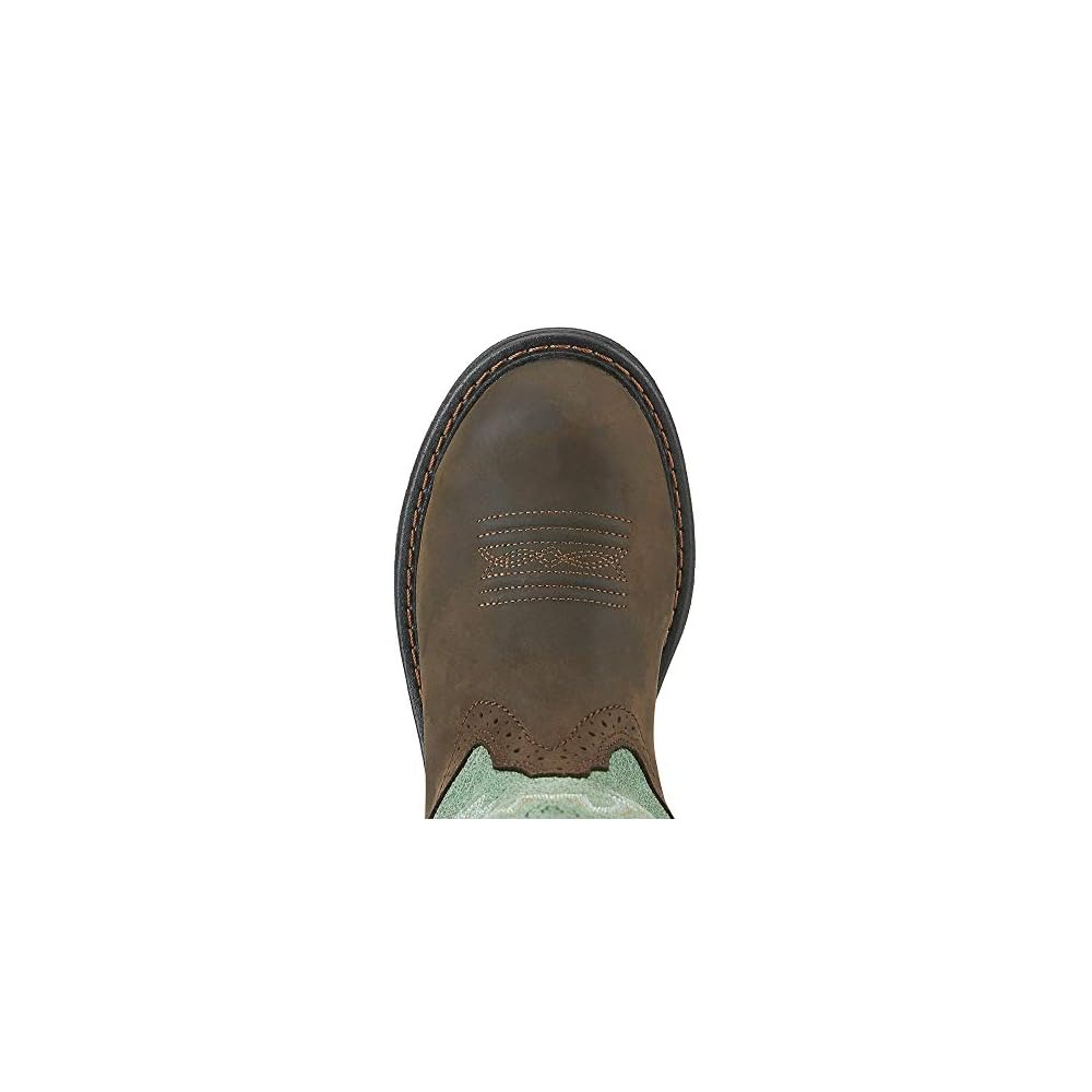 Oiled Dark Brown/Turquoise