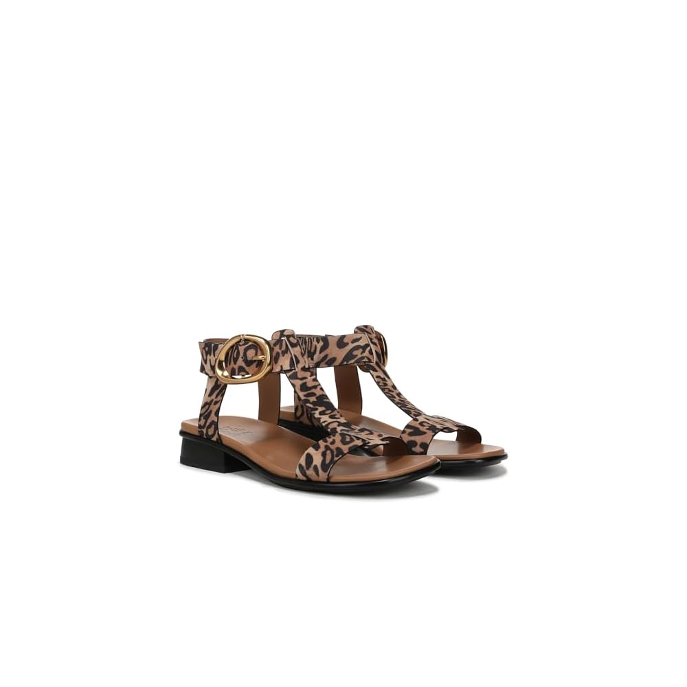 Dark Brown Leopard Suede