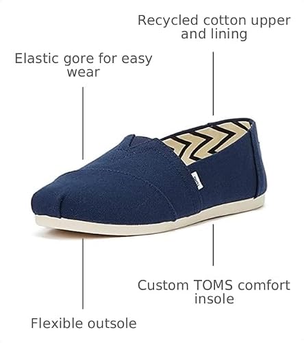 Navy Recycled Cotton Canvas