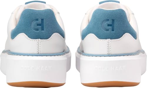 White Leather/Provincial Blue Suede