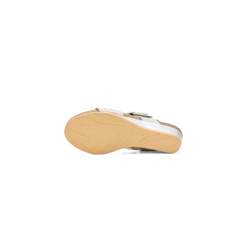 Platinum Striped Suede/Quartz Metallic Leather/...