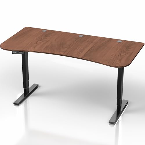 Dark Walnut Top / Black Frame