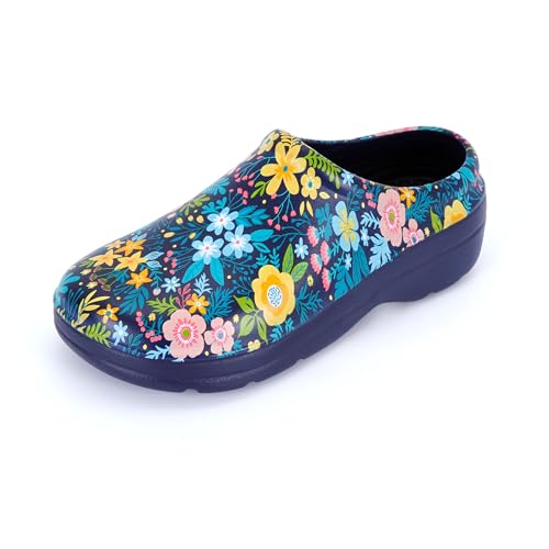 Bright Navy Floral