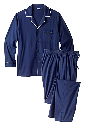 Navy White Piping