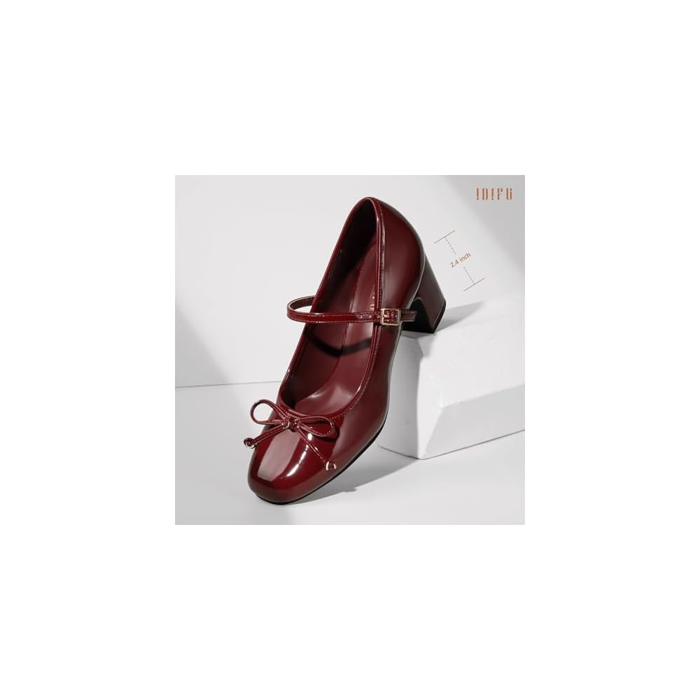 Burgundy Pat