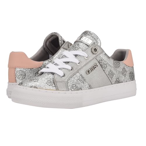 Silver/Pink Glitter Logo 099